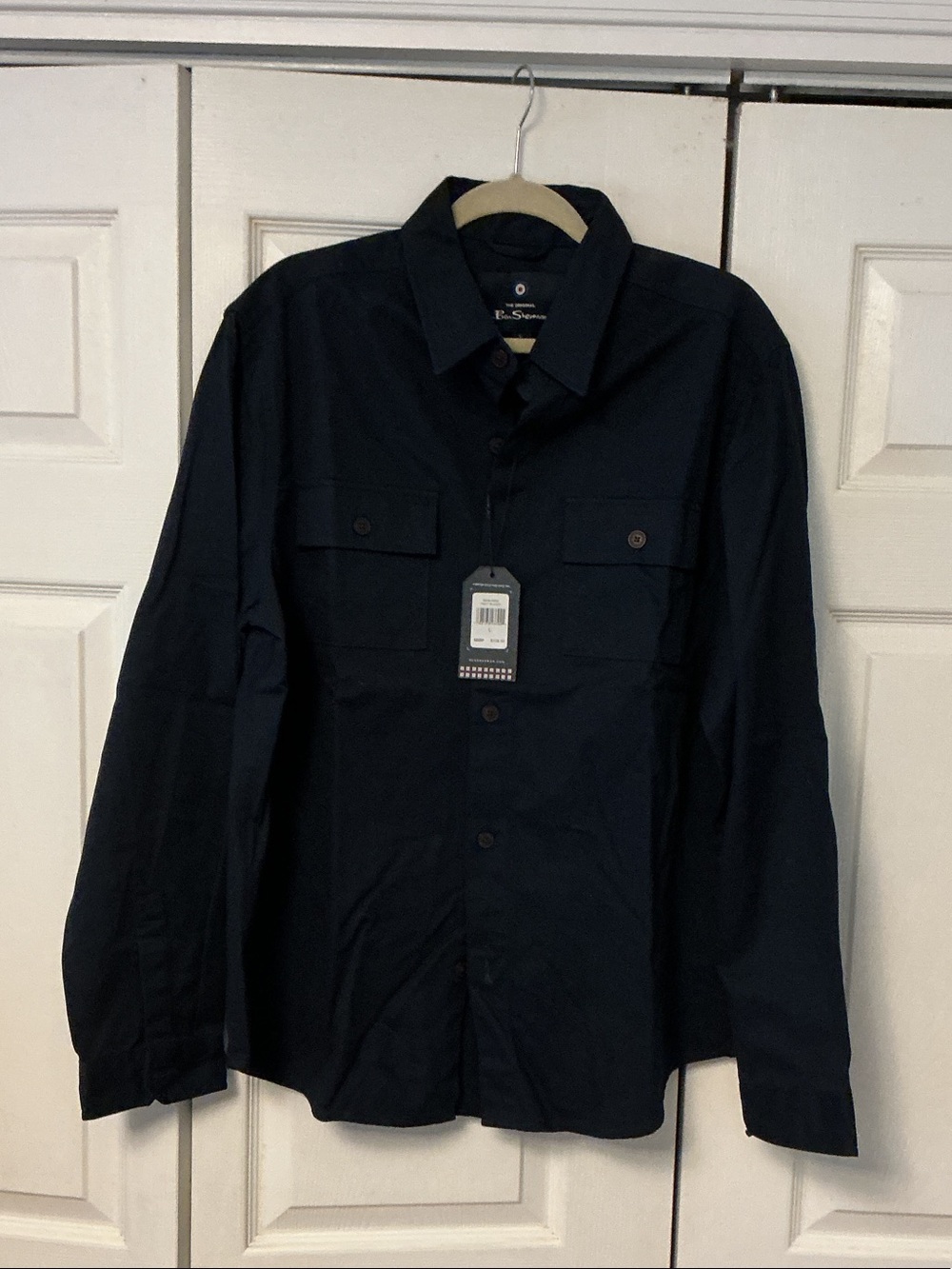 Ben Sherman Dark Navy Lightweight Shirt Jacket